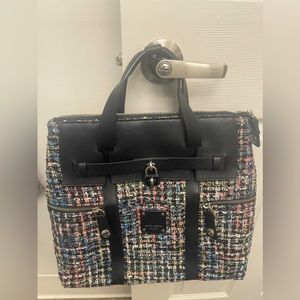 Henri Bendel Tweed Jetsetter NWOT pristine condition never carried!!